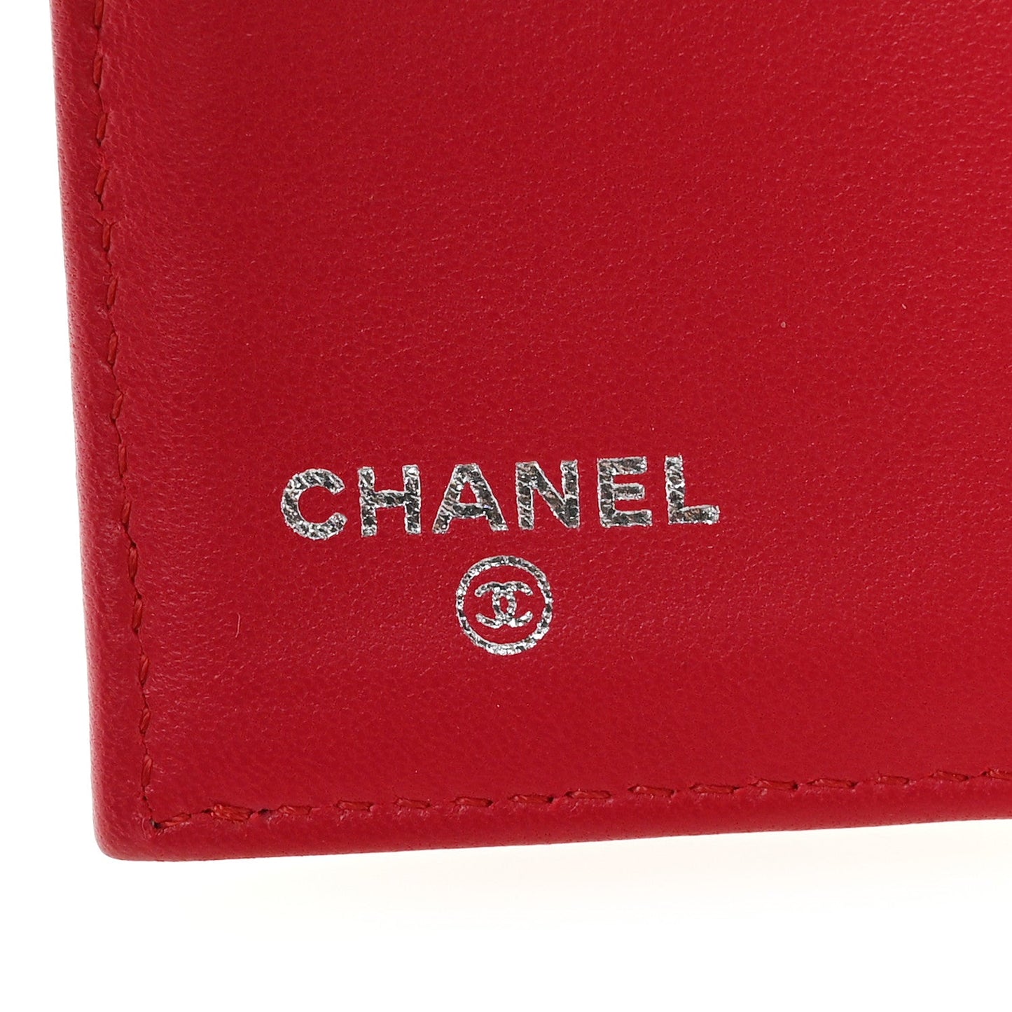 Lambskin Quilted Large Flap Wallet Dark Pink