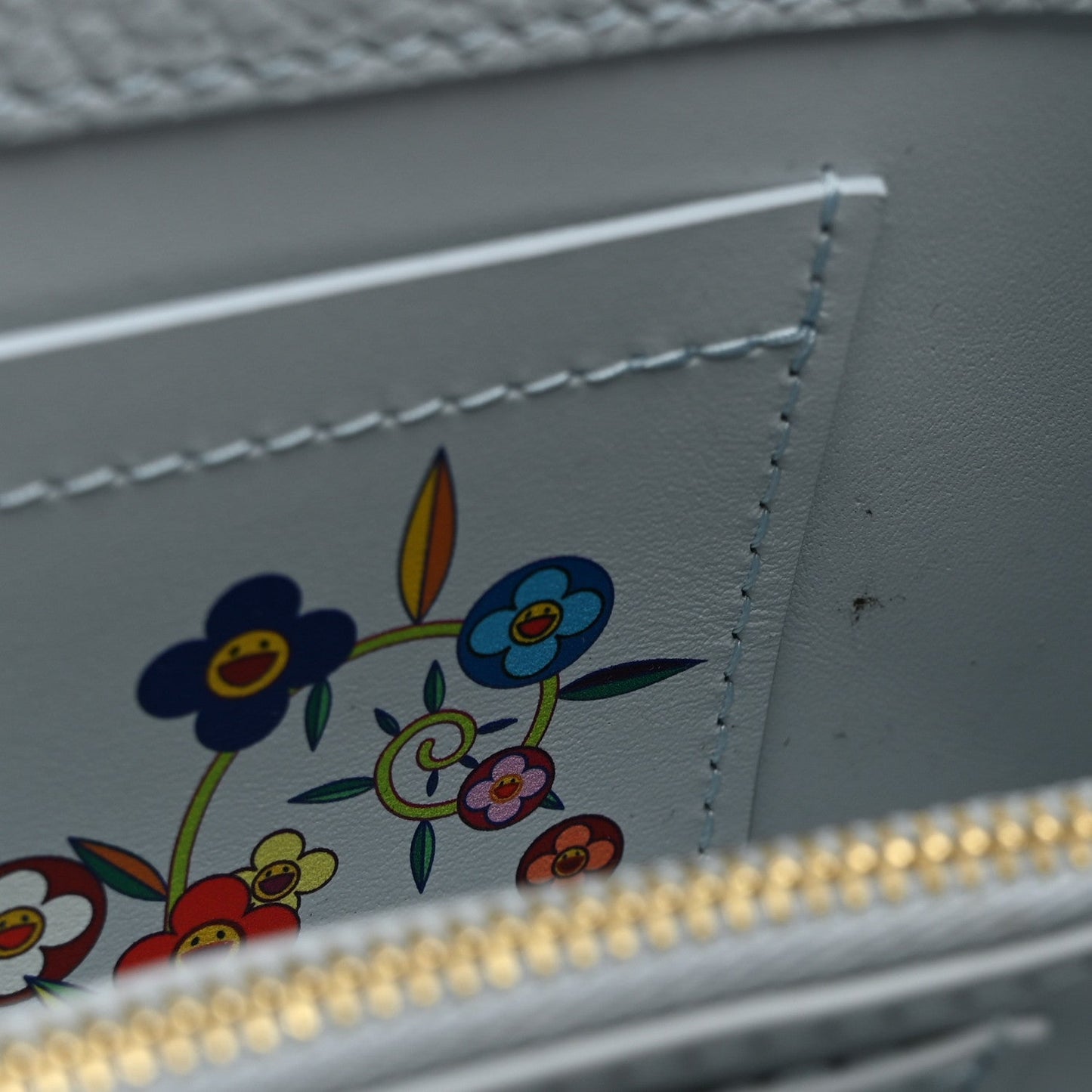 LV X TM Taurillon Capucines East West Mini Olympe Blue