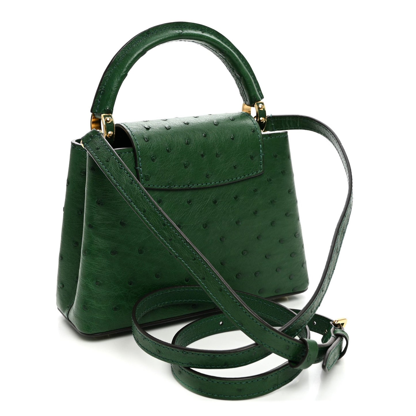 Ostrich Capucines Mini Mint