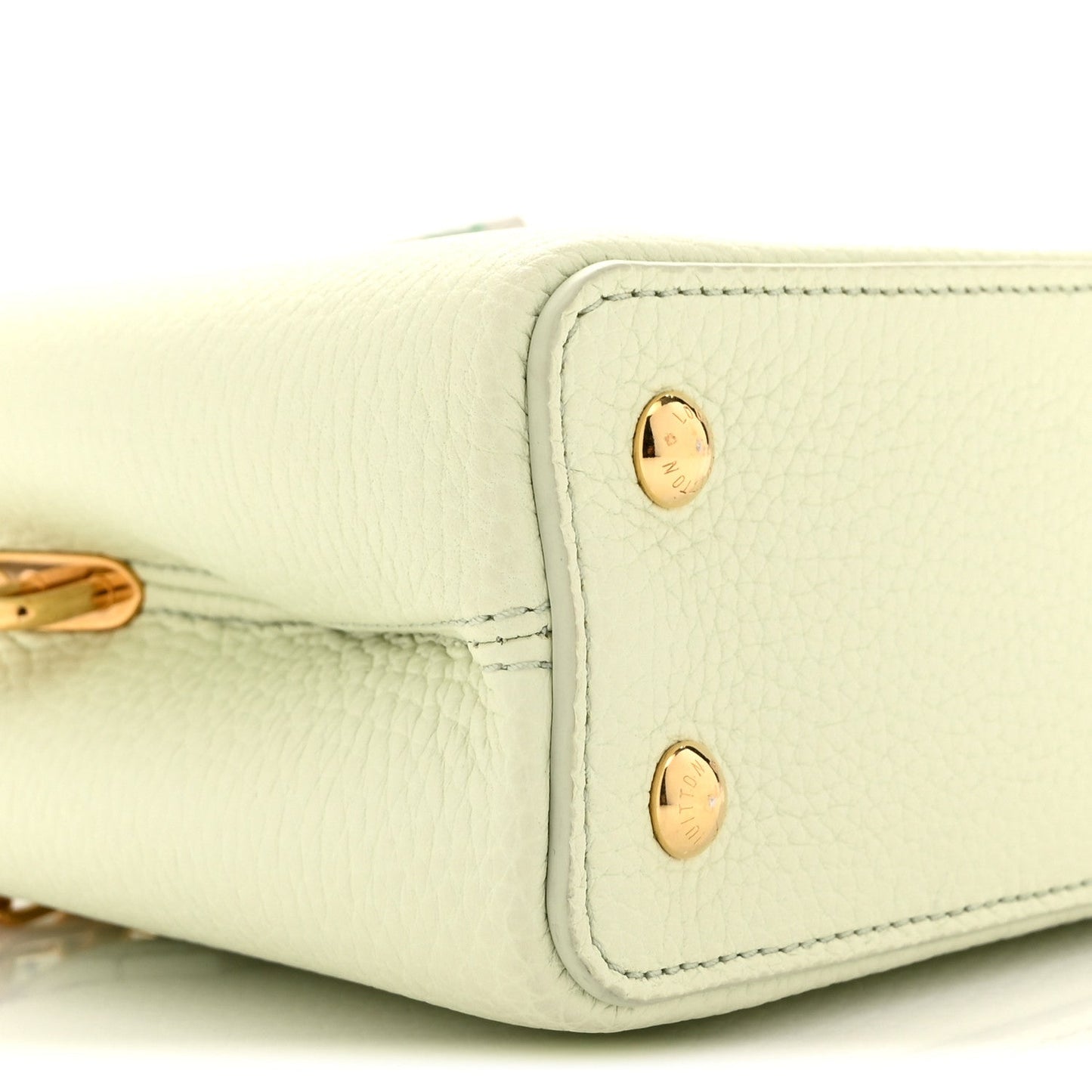 LV X TM Taurillon Mini Capucines Green