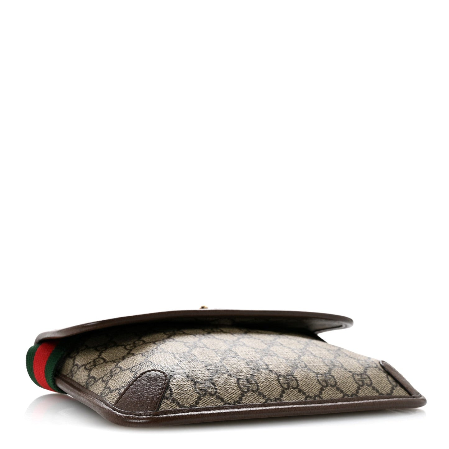 GG Supreme Monogram Neo Vintage Web Belt Bag Brown