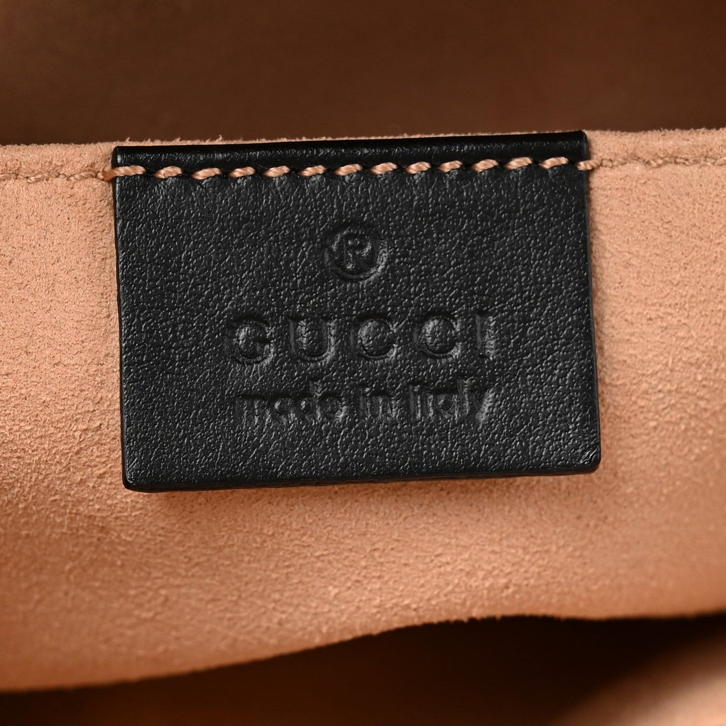 Calfskin Matelasse Animal Studs GG Marmont Belt Bag 85 34 Black