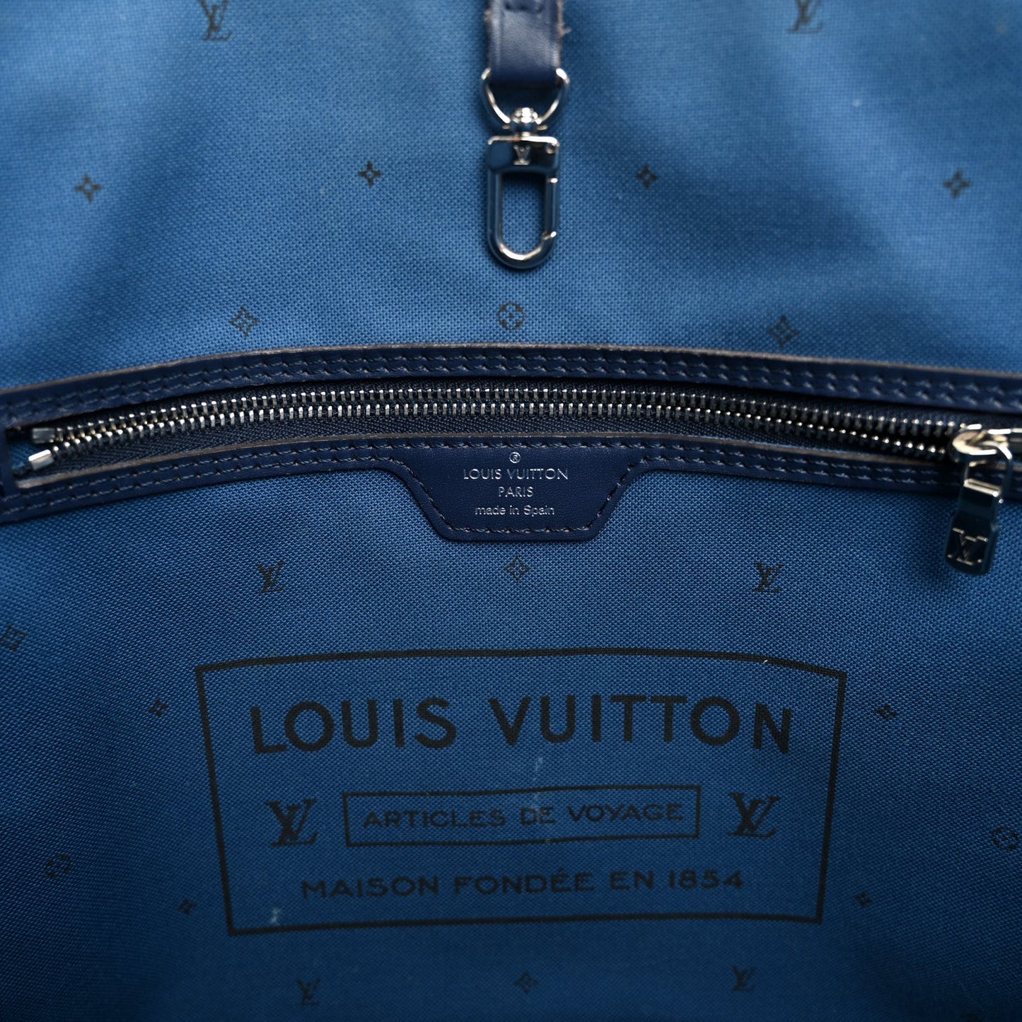 Monogram Escale Neverfull MM Blue