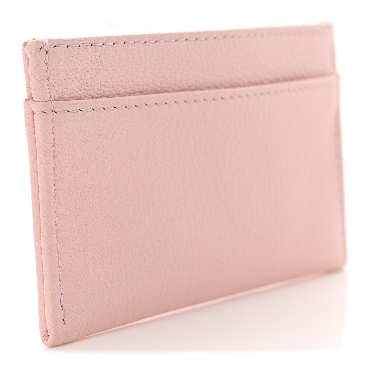Grained Goatskin CC Apple Card Holder Light Pink