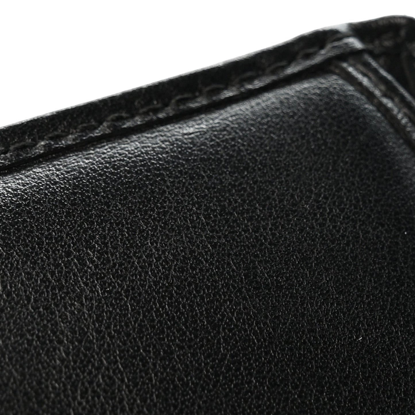 Calfskin Matelasse GG Marmont Card Case Wallet Black