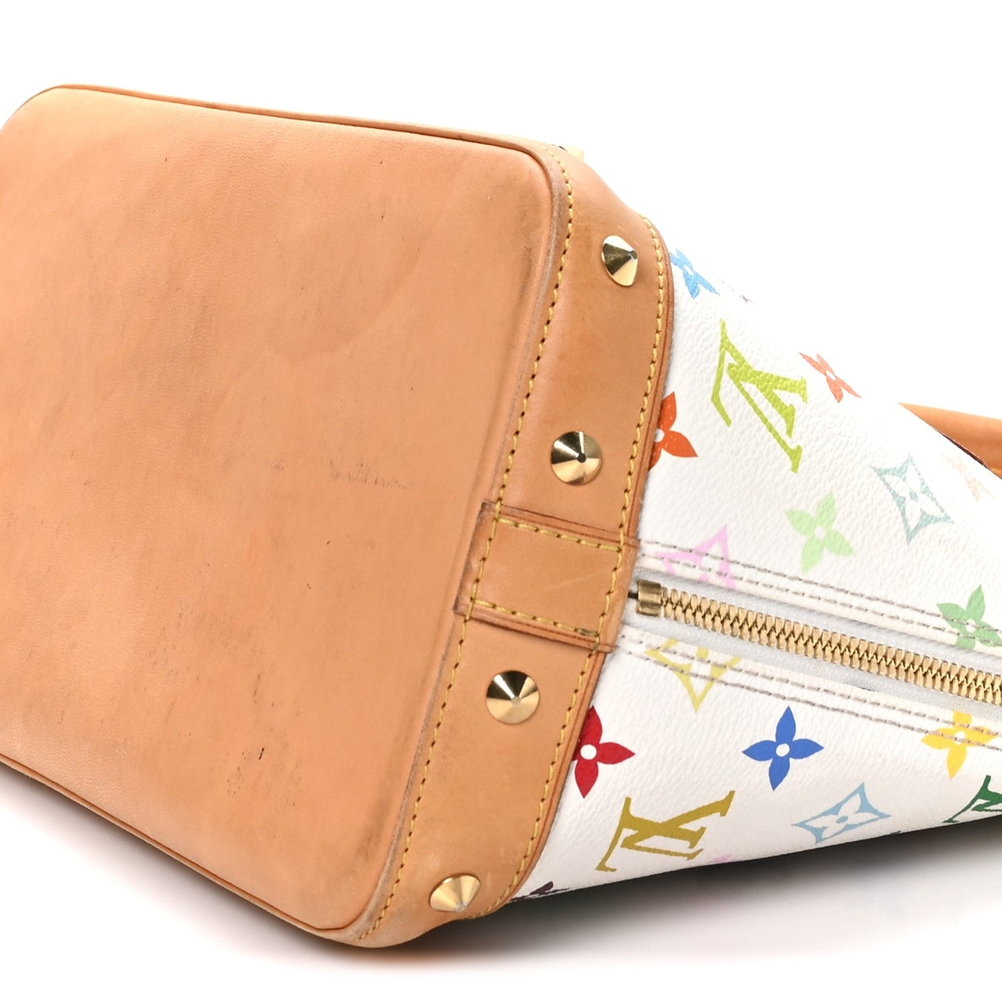 Monogram Multicolor Alma PM White