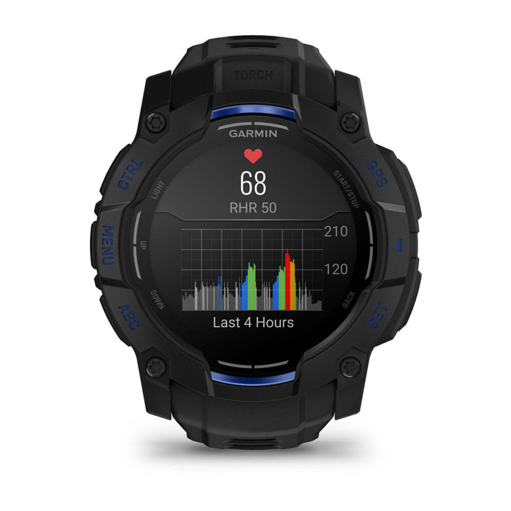 Garmin 010-03020-03 Instinct® 3 – 50 mm, AMOLED Quartz Men's Watch Limited Ed.