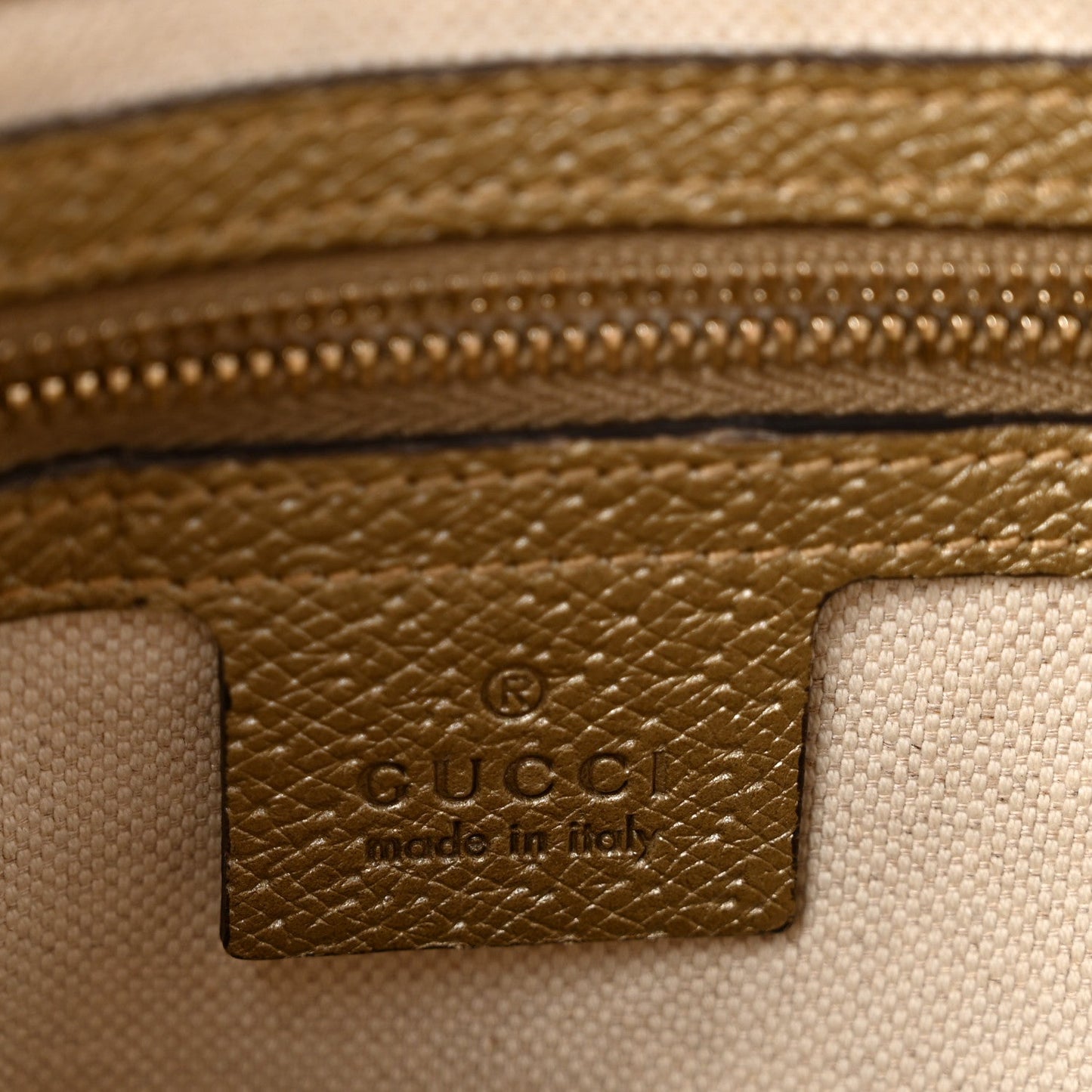 Monogram Mini Bree Tote Golden Beige