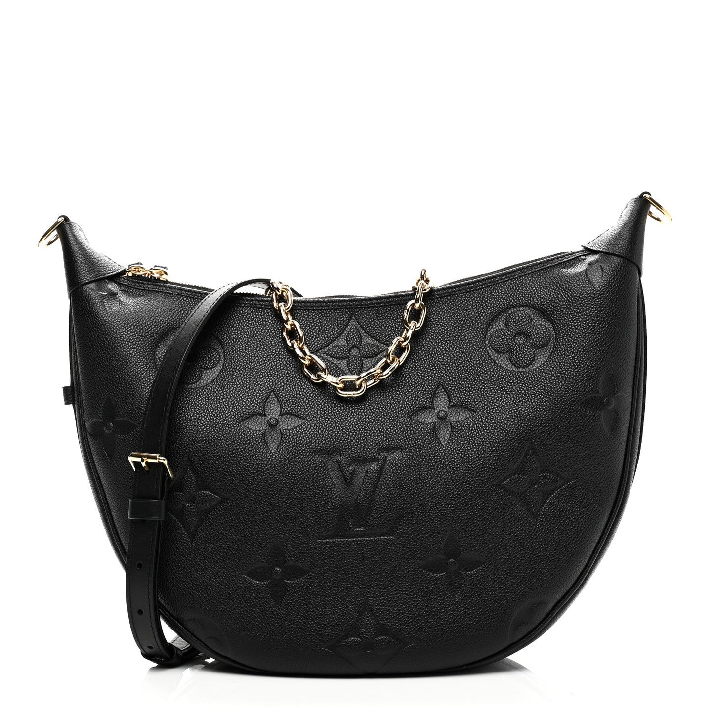 Empreinte Monogram Giant Loop Hobo Black