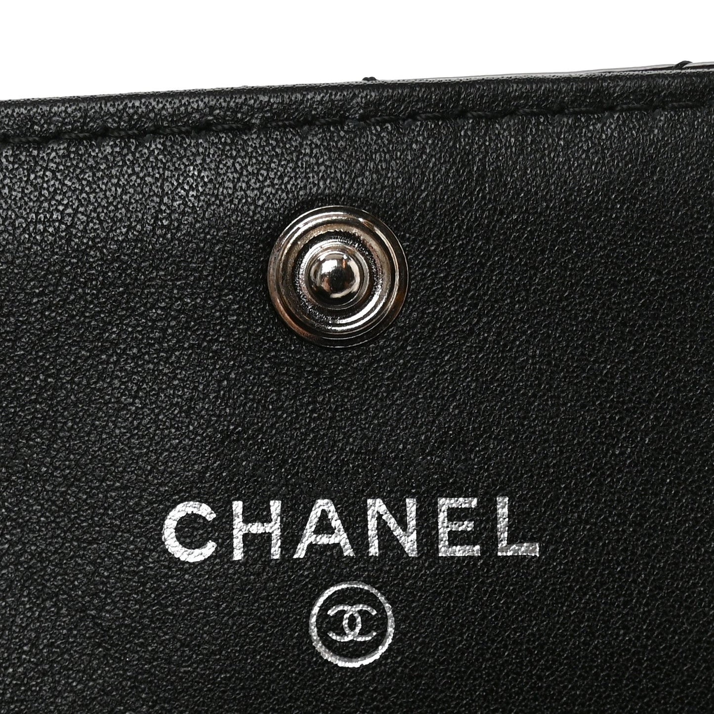 Patent Brilliant Flap Card Holder Violet