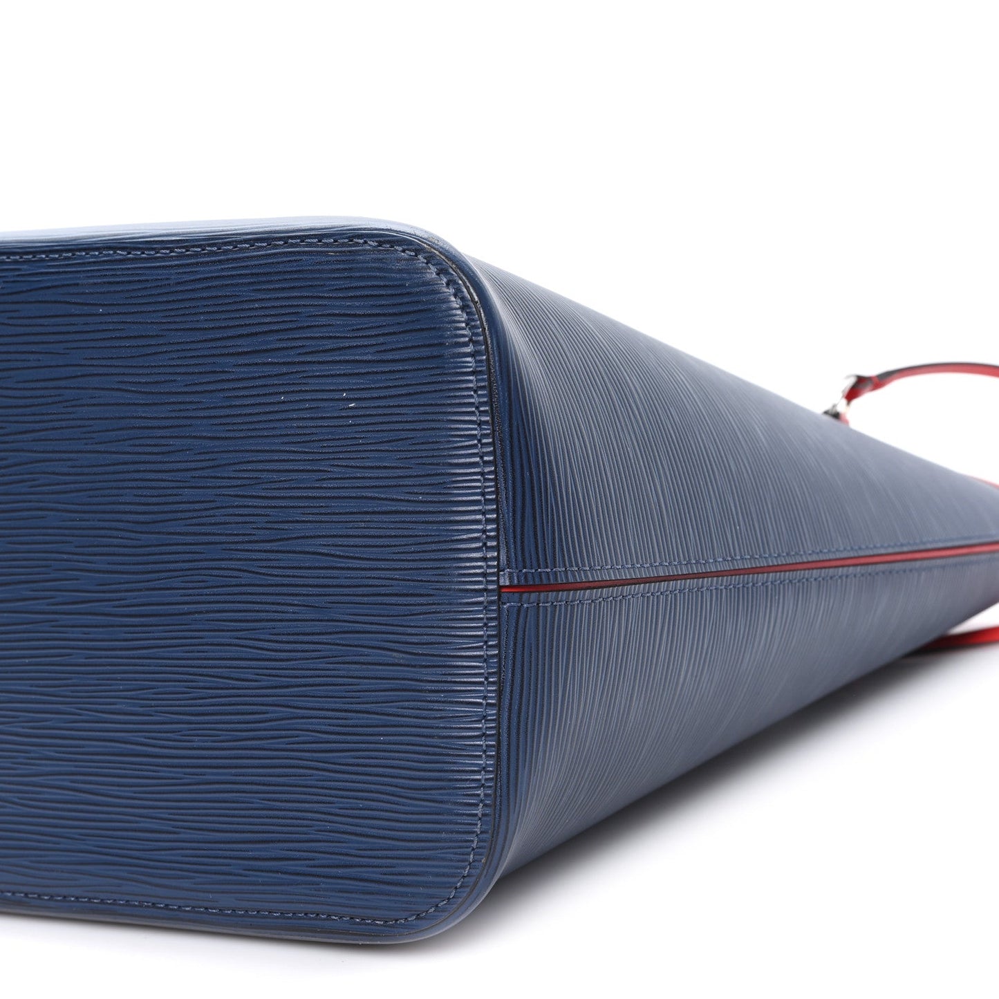 Epi Neverfull MM Indigo Coquelicot