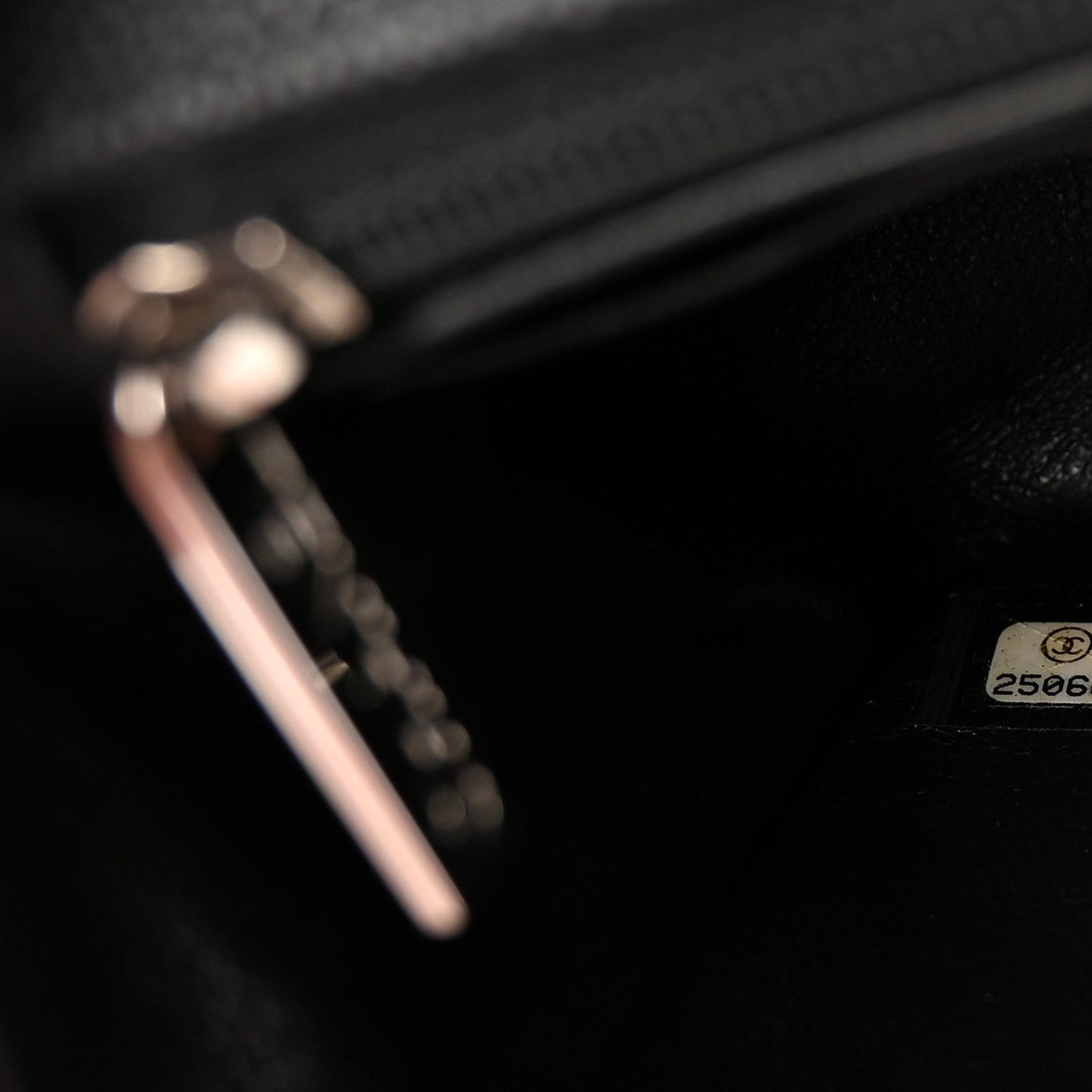 Caviar Quilted Mini Rectangular Flap Black