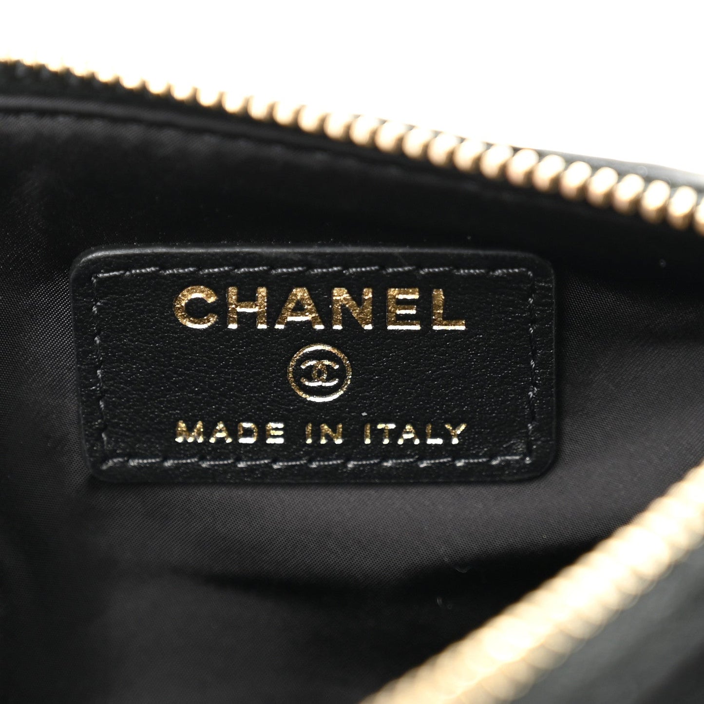 Velvet Effect Nylon Shiny Crumpled Calfskin Mini Quilted Chanel 25 Clutch With Chain Black