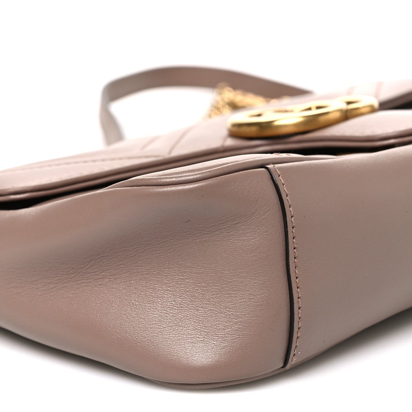 Calfskin Matelasse Small GG Marmont Shoulder Bag Porcelain Rose