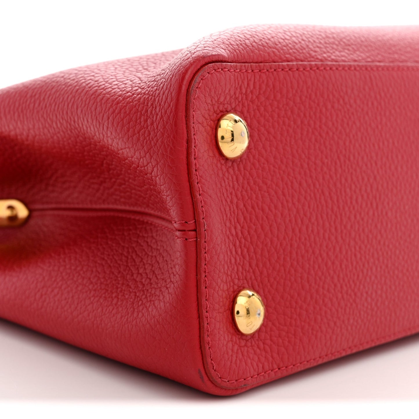 Taurillon Capucines PM Rubis