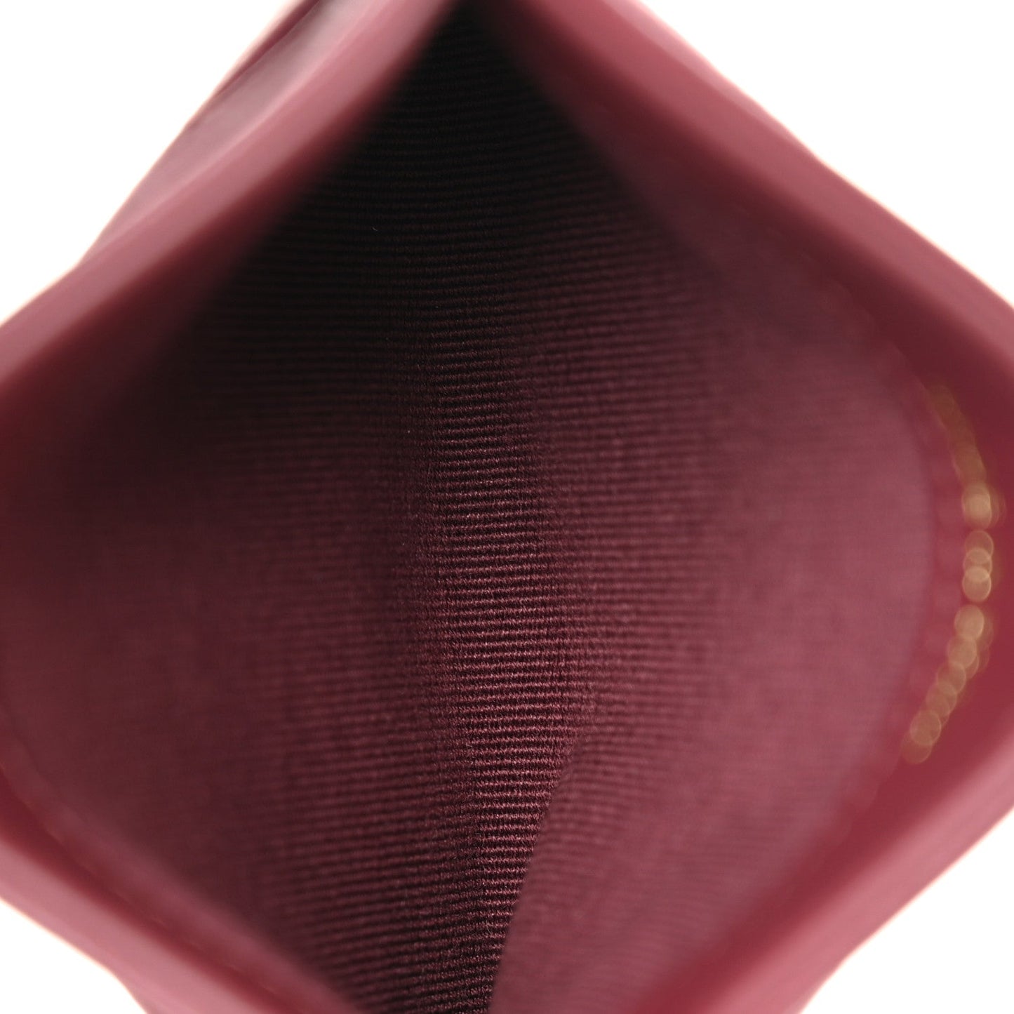 Caviar Quilted Card Holder Dark Burgundy