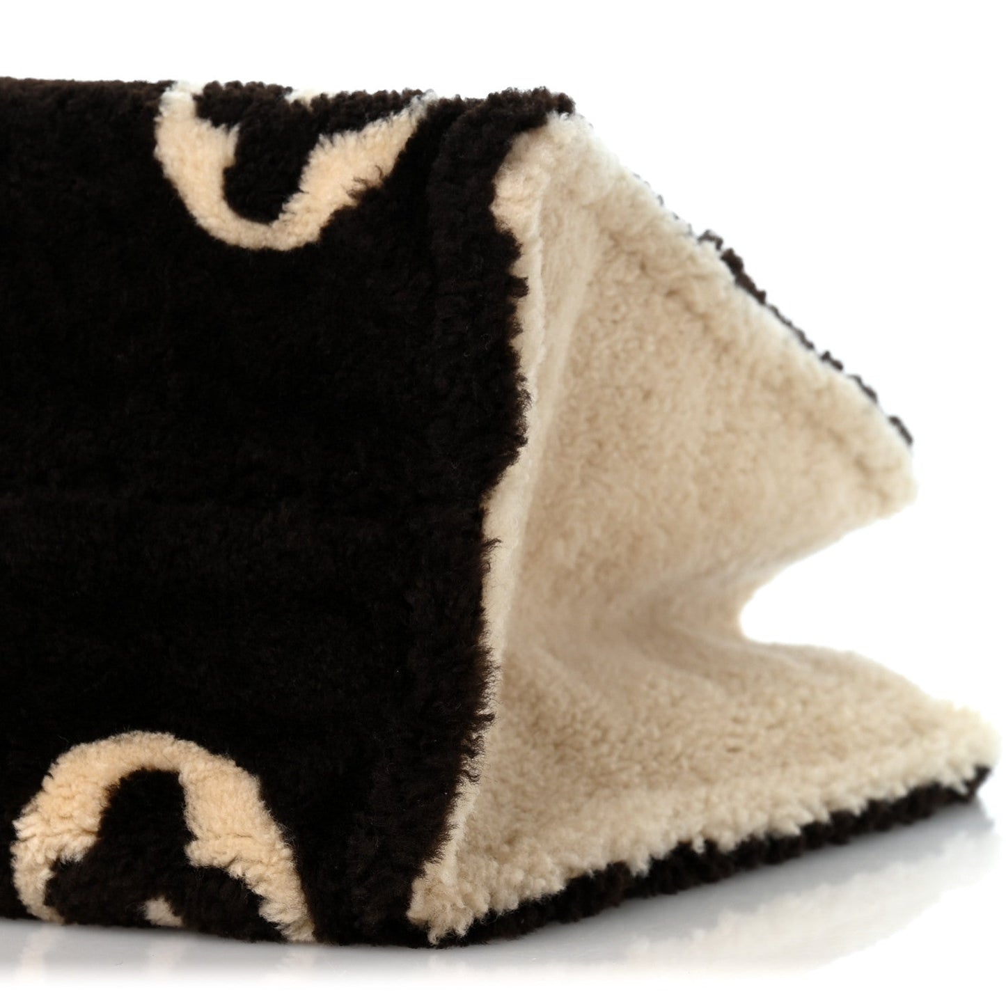Shearling Monogram Giant Teddy Onthego GM Marron