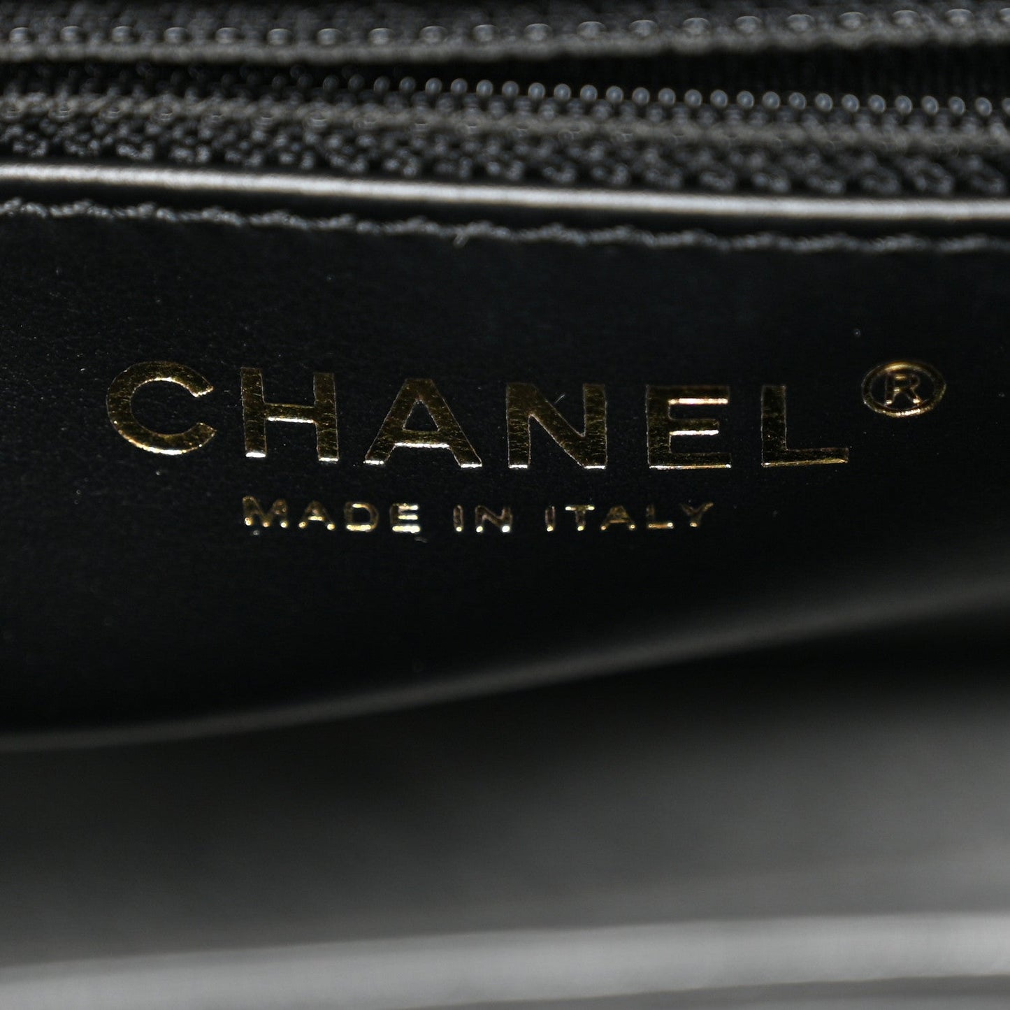 Shiny Aged Calfskin Quilted Nano Kelly Shopper Black
