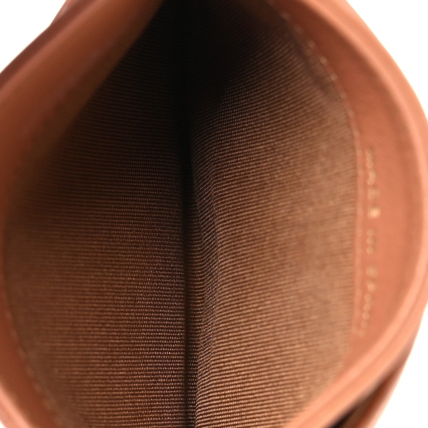 Lambskin Quilted Chanel 19 Card Holder Brown