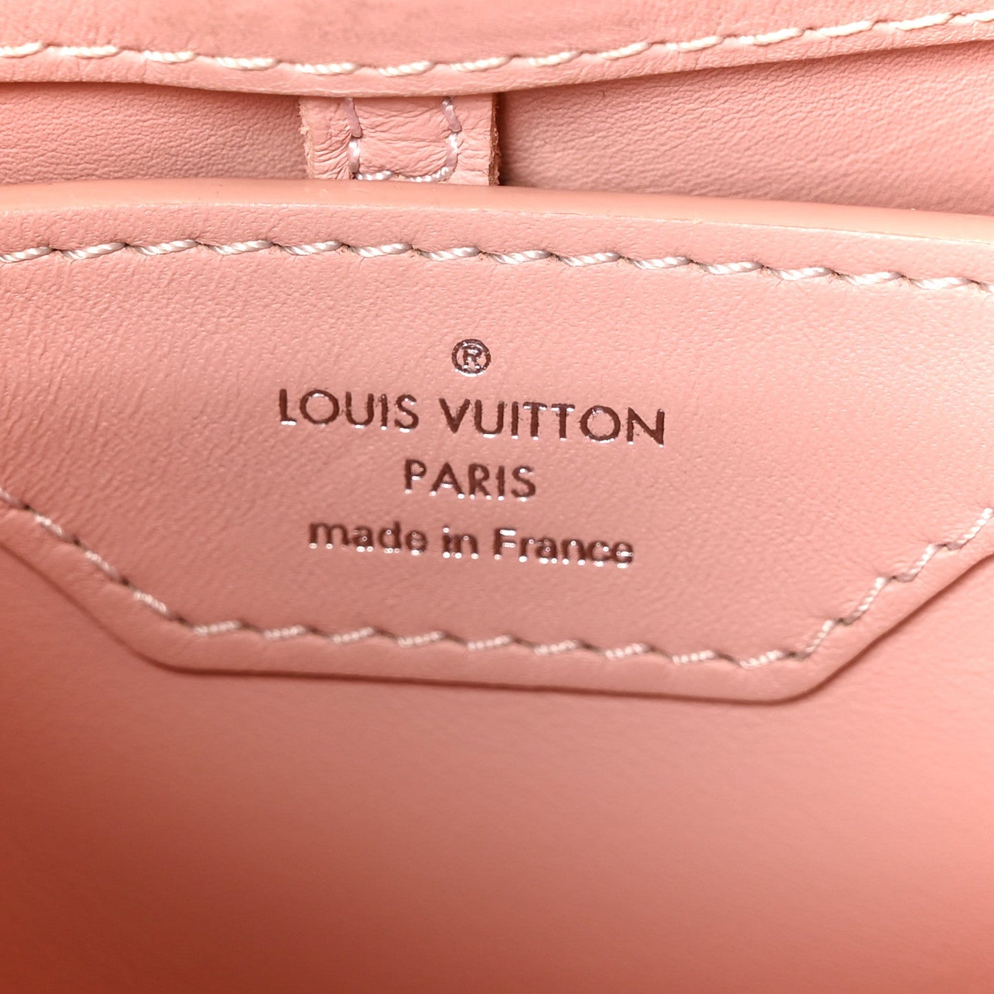 Lambskin Quilted Flower Capucines BB Pink
