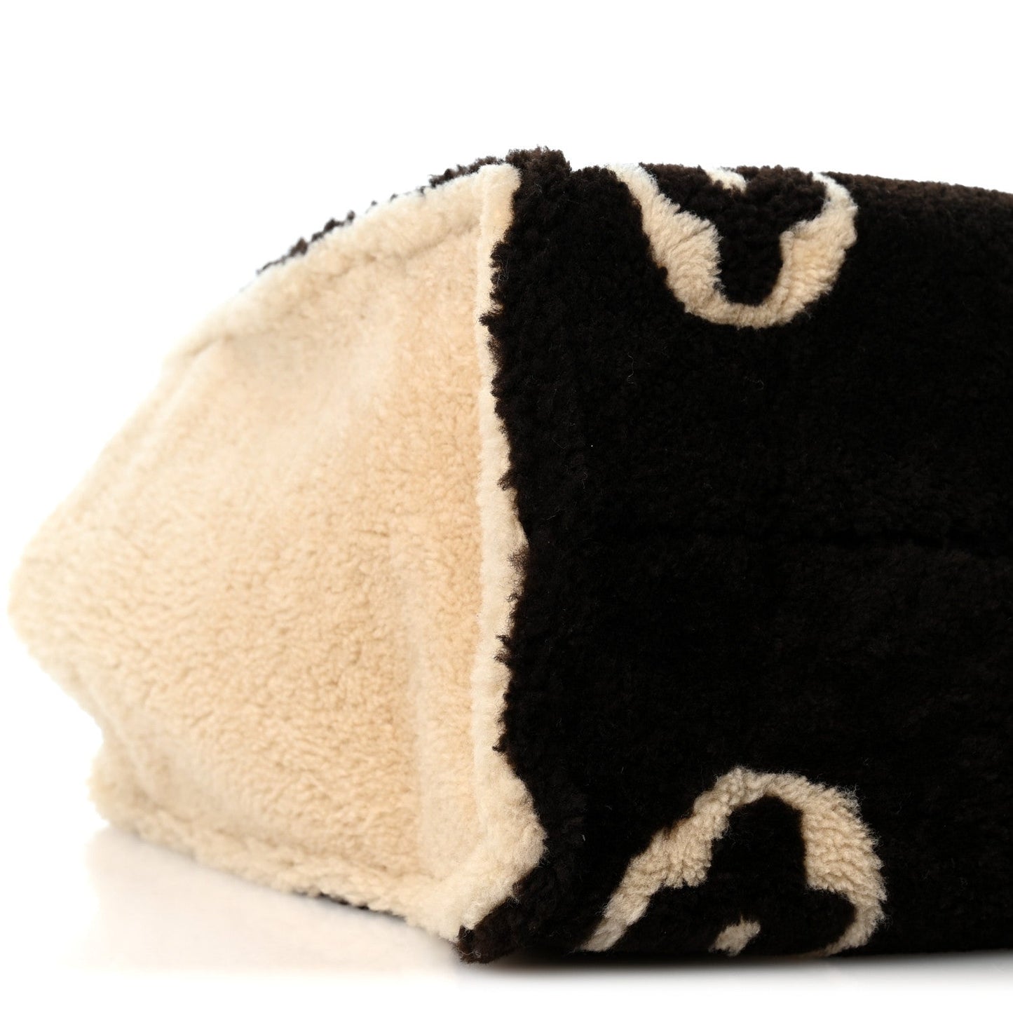 Shearling Monogram Giant Teddy Onthego GM Marron