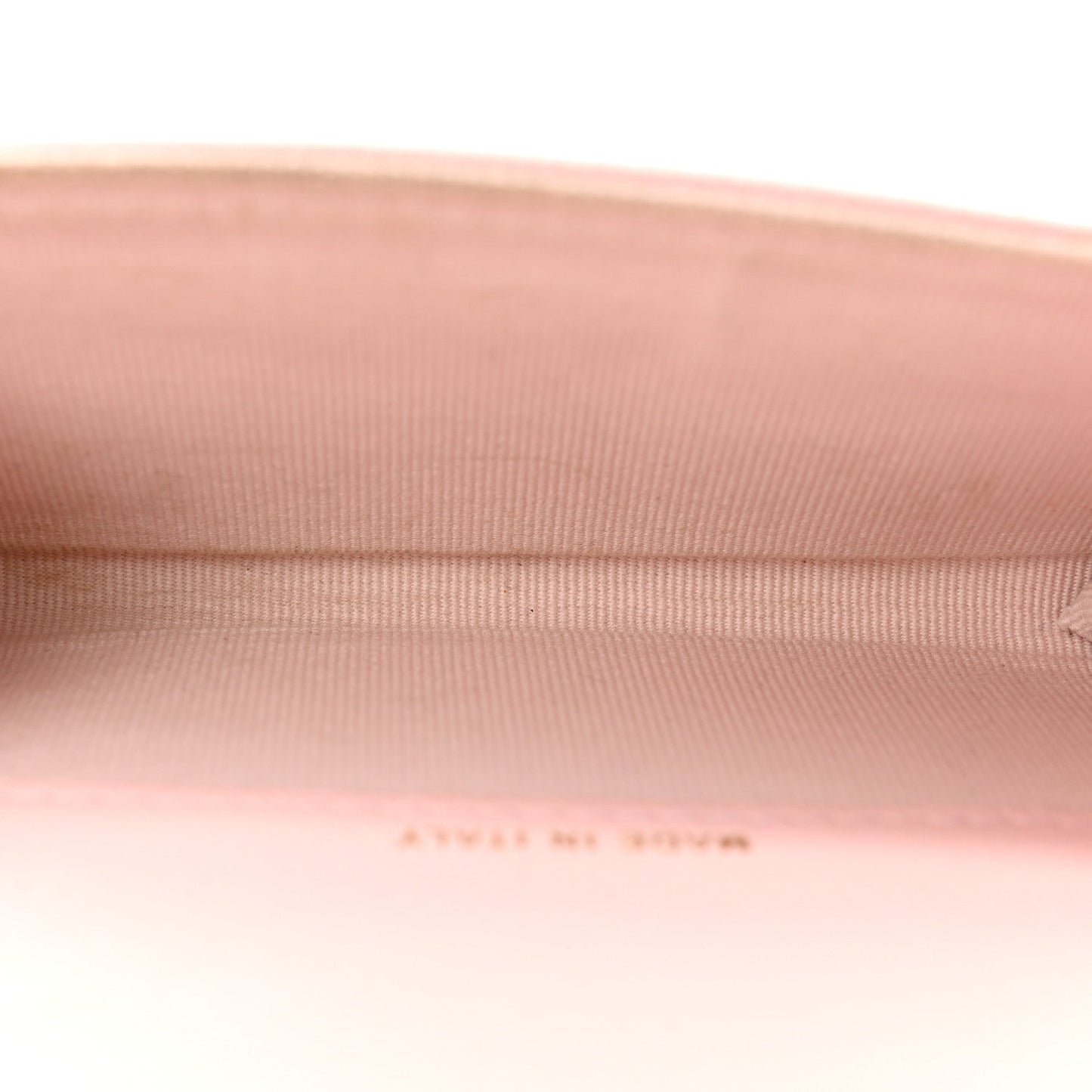 Caviar Quilted Crystal CC Flap Card Holder Pink