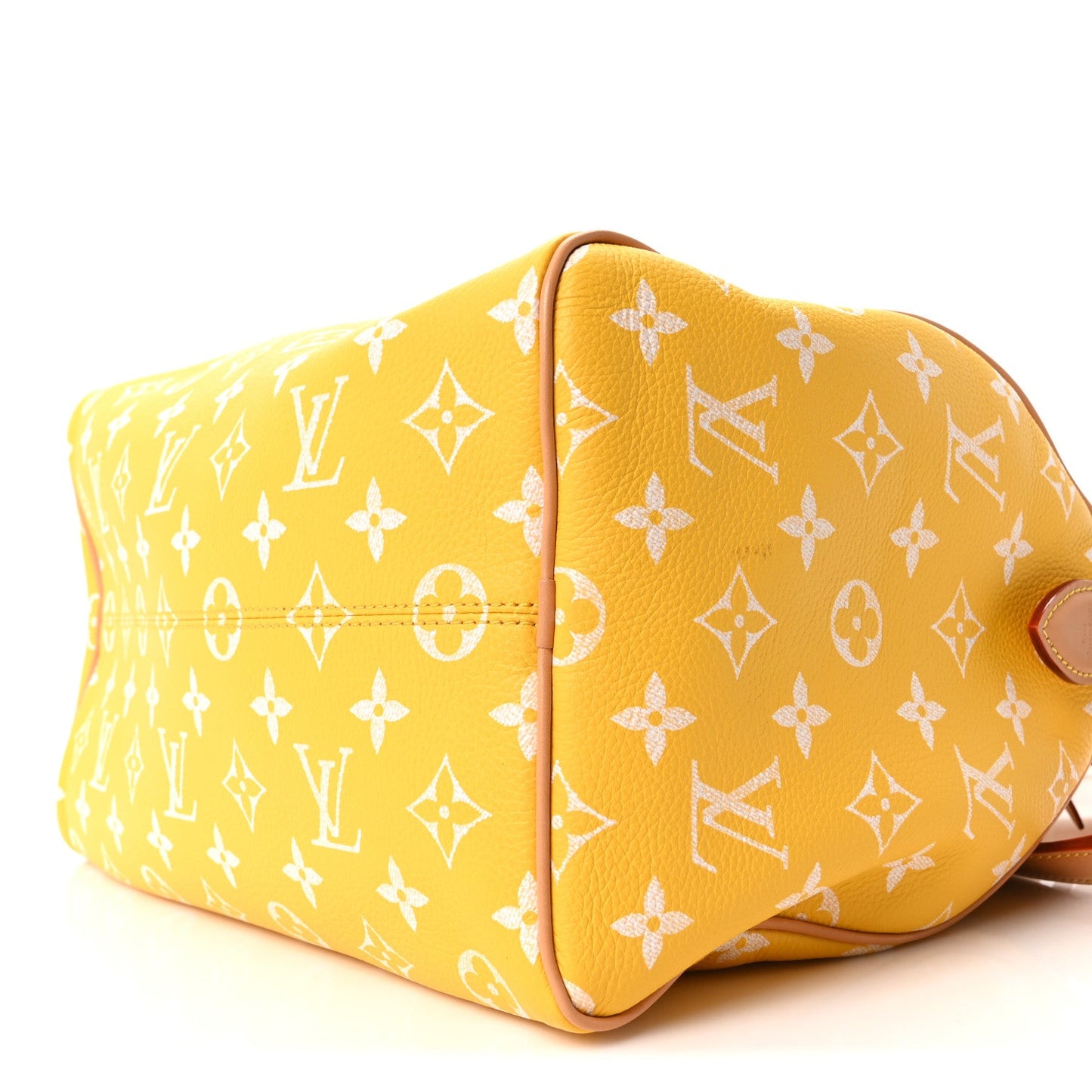 Calfskin Monogram Speedy P9 Bandouliere 30 Jaune Mat