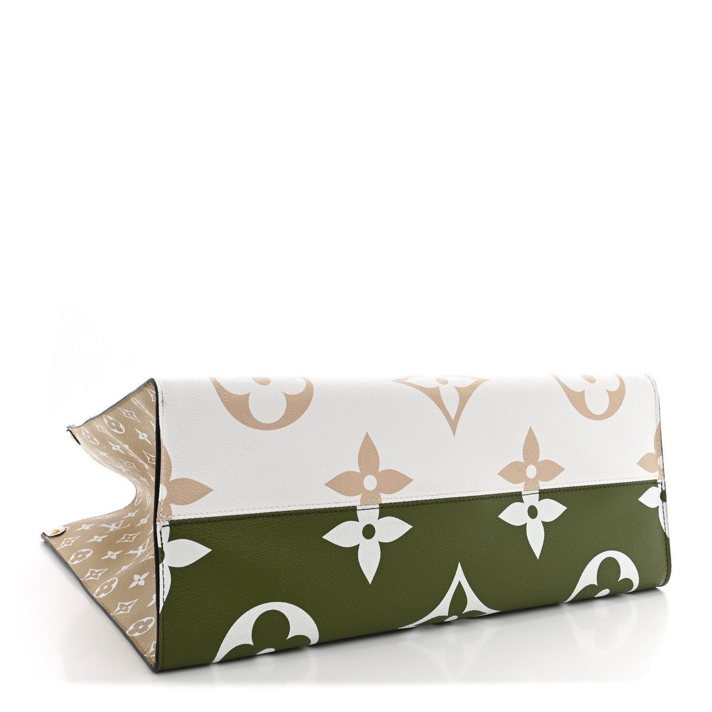 Monogram Giant Onthego GM Kaki Beige