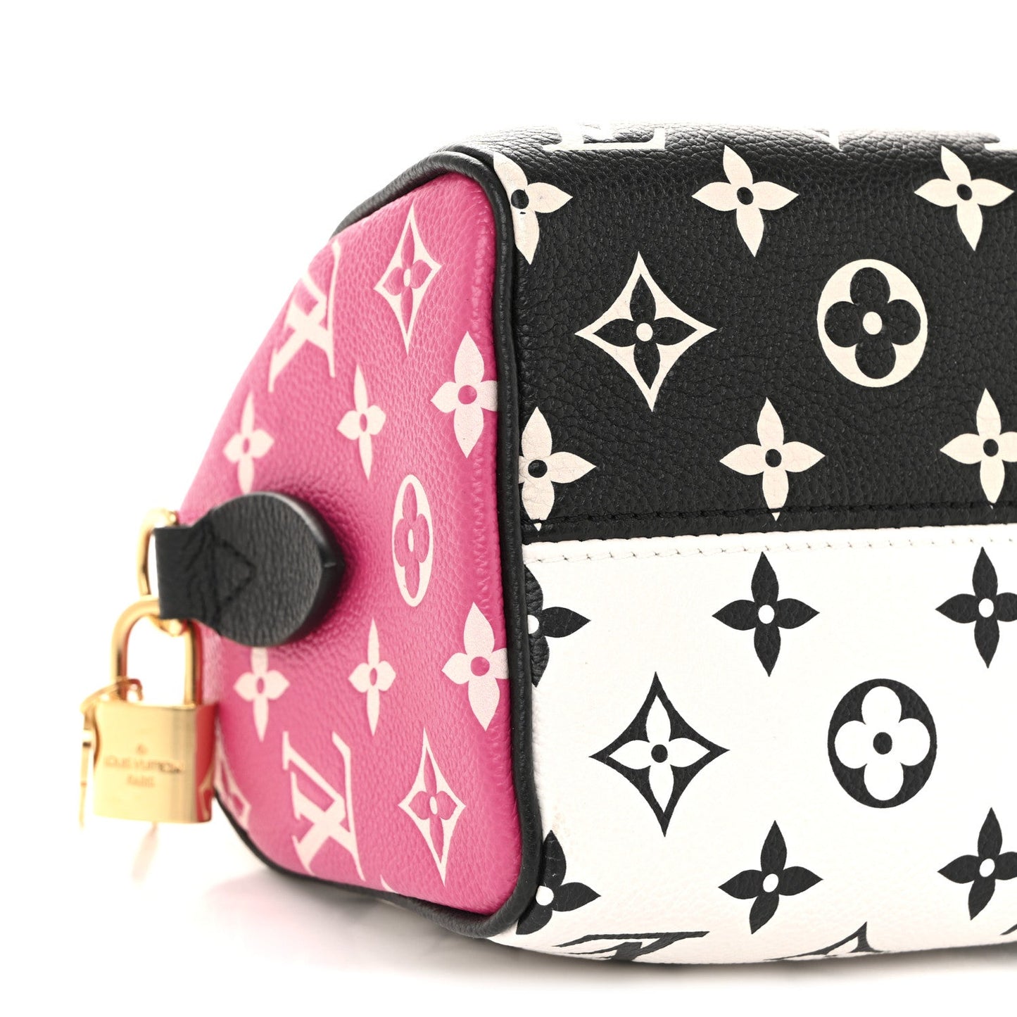Empreinte Monogram Spring in the City Speedy Bandouliere 20 Black White Pink