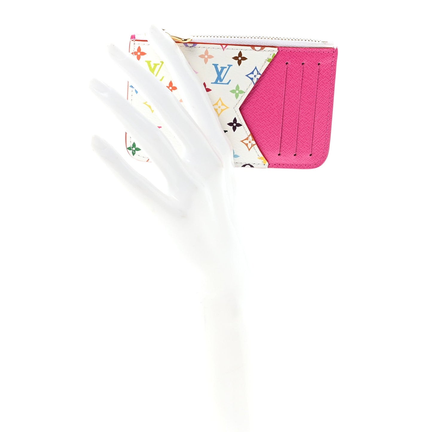 LV X TM Monogram Romy Card Holder Kawaii Pink
