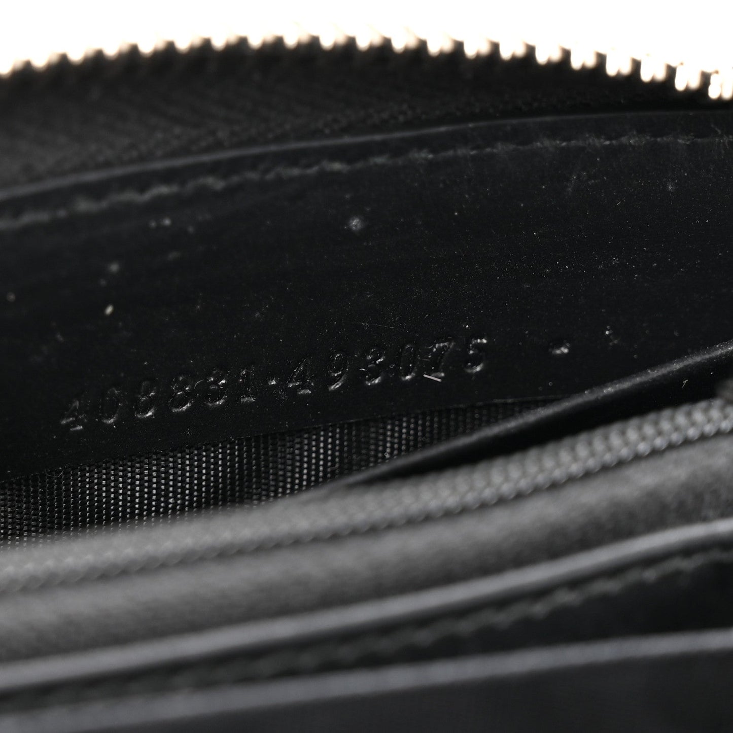 Guccissima Web Zip Around Wallet Black