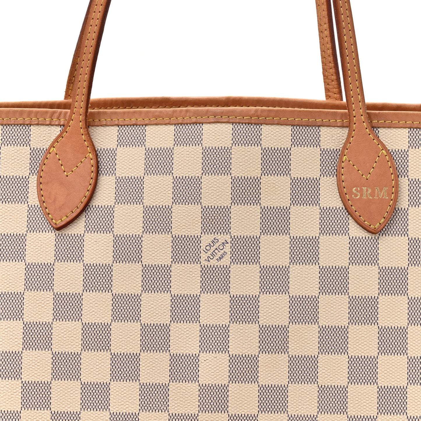 Damier Azur Neo Neverfull MM Rose Ballerine