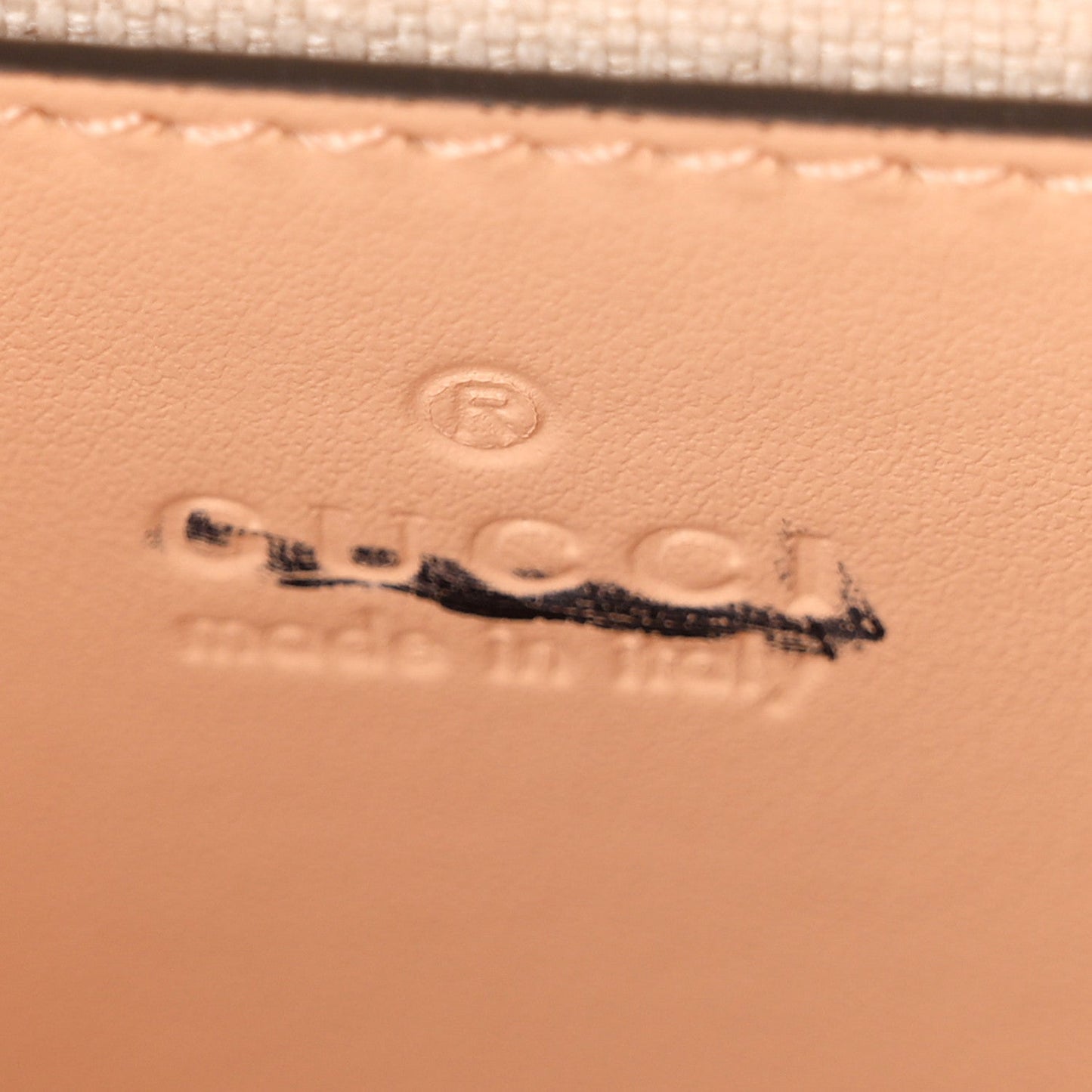 Calfskin GG Matelasse Small Slim Chain Shoulder Bag Naturale