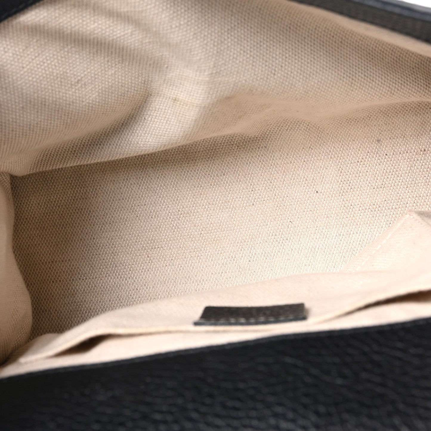 Calfskin Small GG Marmont Top Handle Bag Black