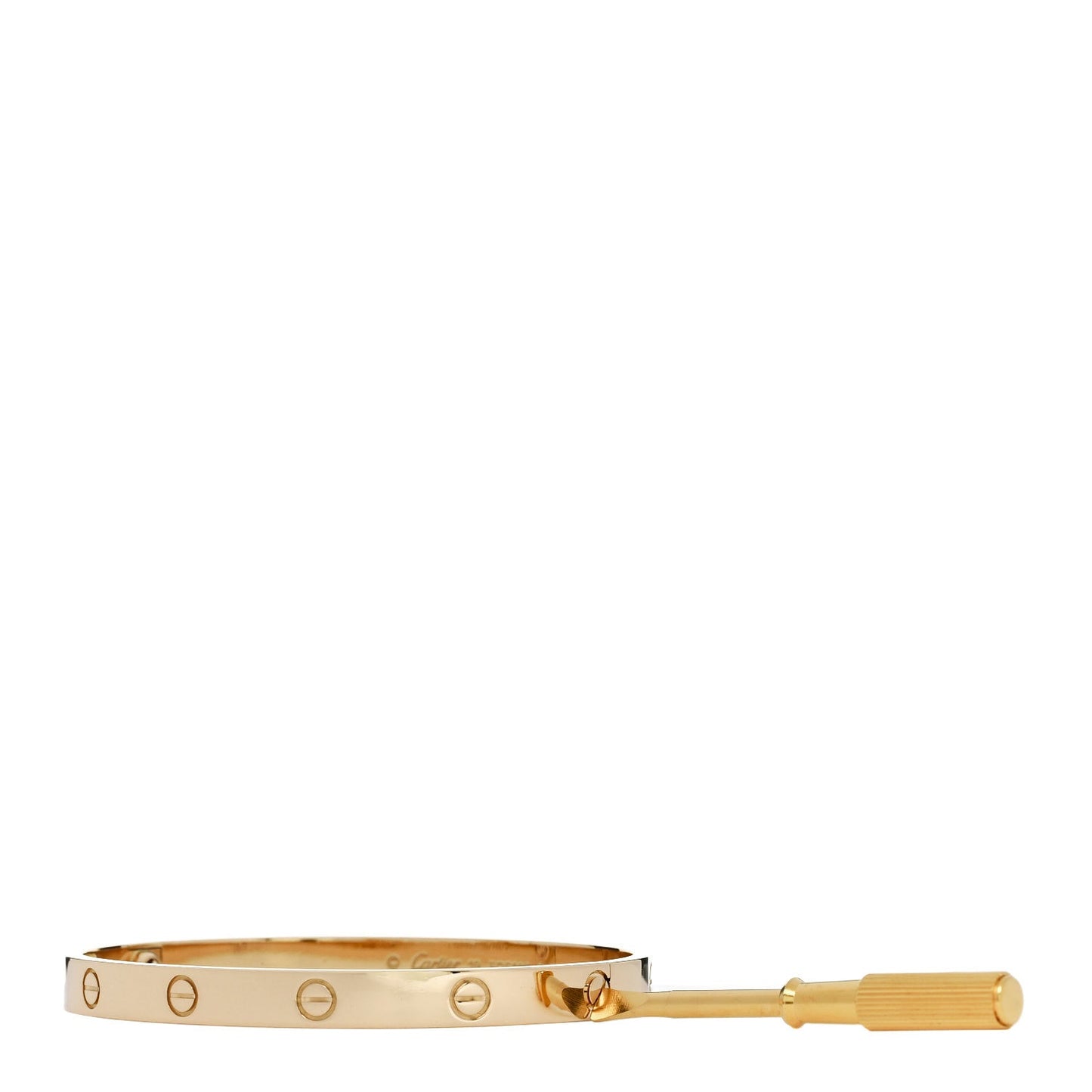 18K Yellow Gold LOVE Bracelet 19