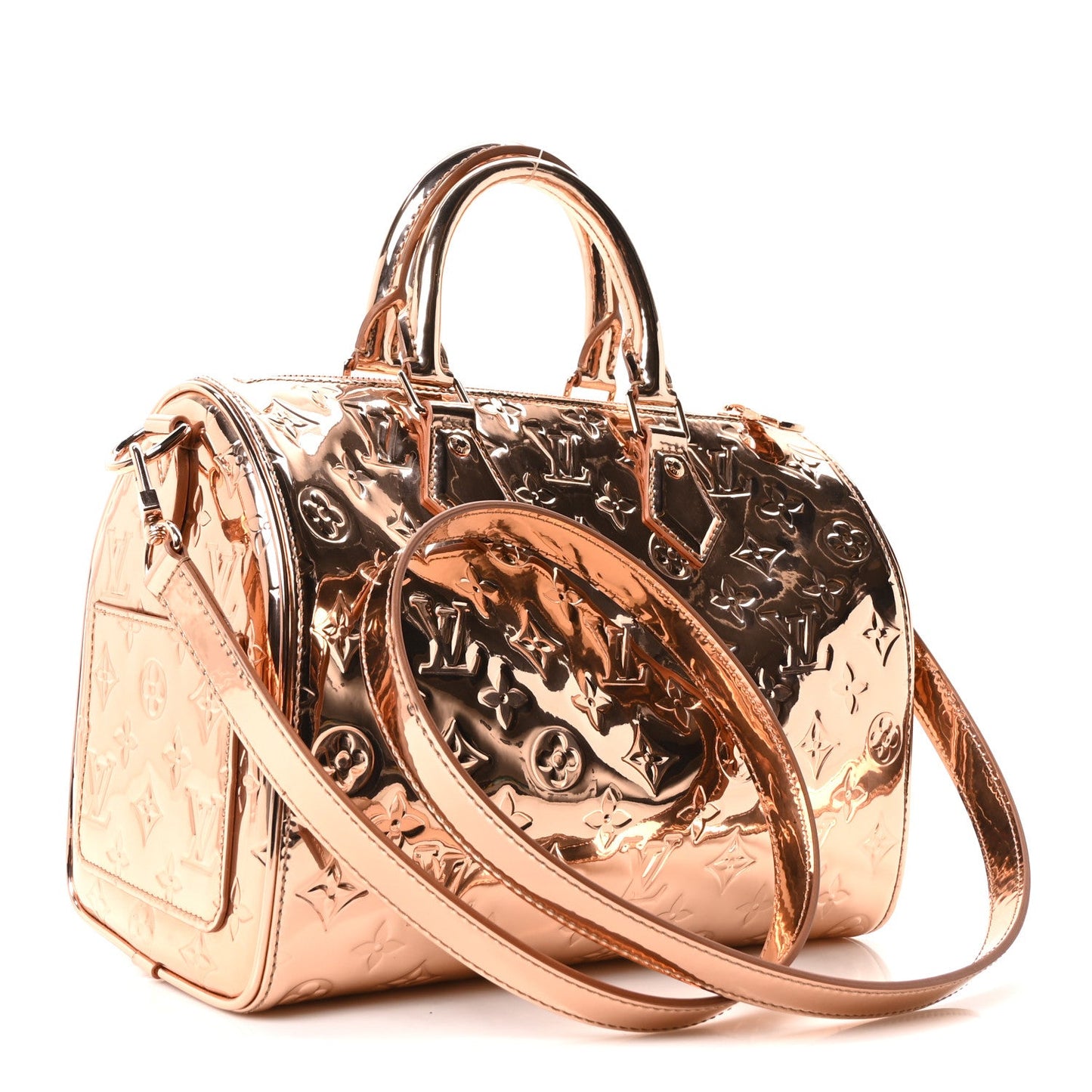 Monogram Miroir Speedy Bandouliere 25 Copper