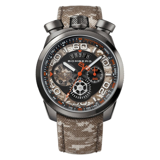 Bomberg Men's Chronograph Watch BOLT-68 Desert Camo Limited Edition
