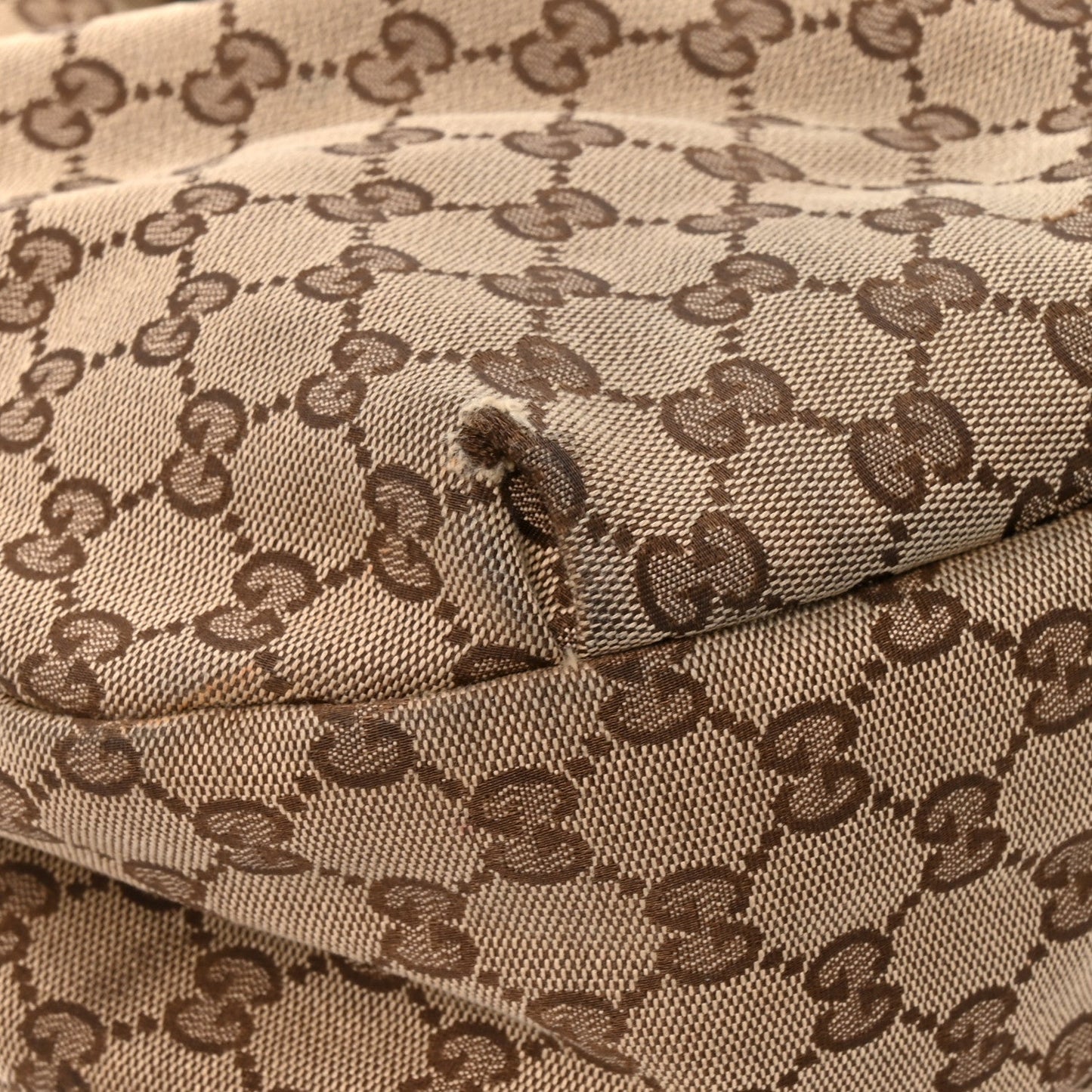 Monogram Large New Ladies Web Hobo Off White