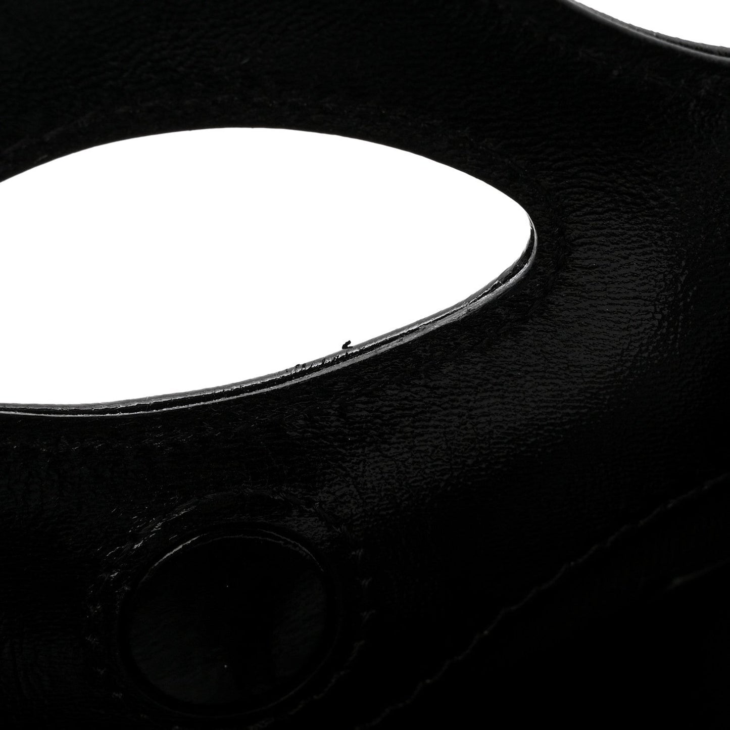 Shiny Lambskin Quilted Micro 31 Clutch With Chain Black