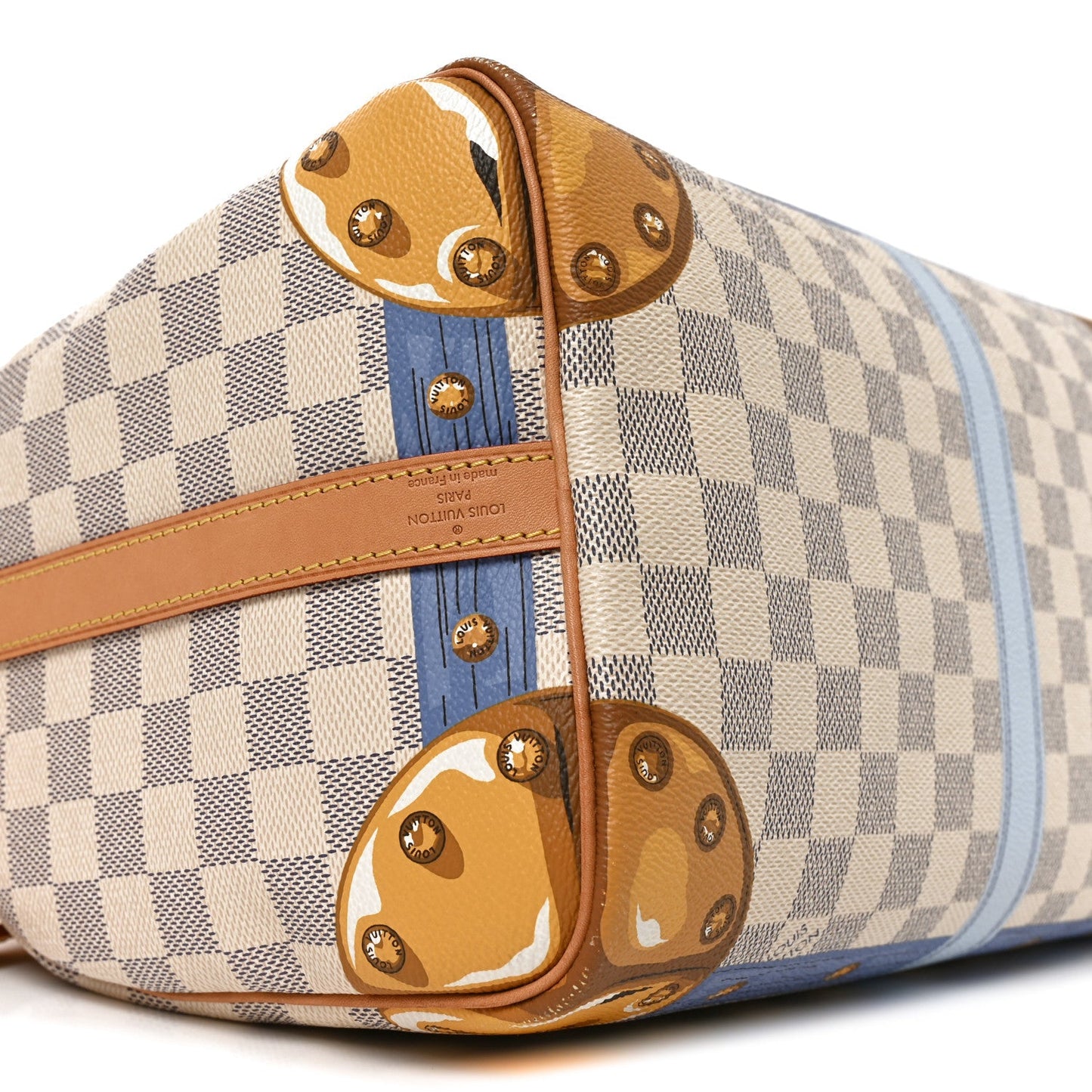 Damier Azur Summer Trunks Speedy Bandouliere 30