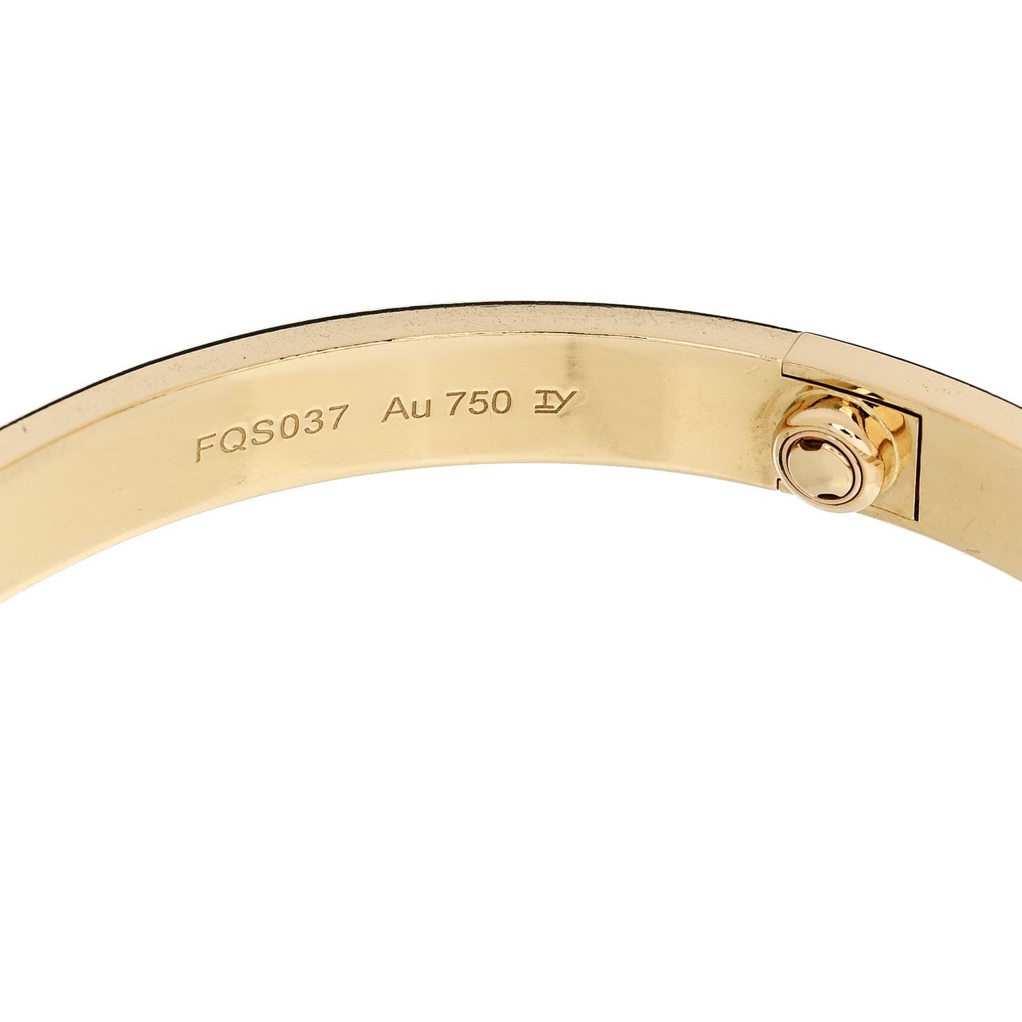 18K Yellow Gold LOVE Bracelet 19