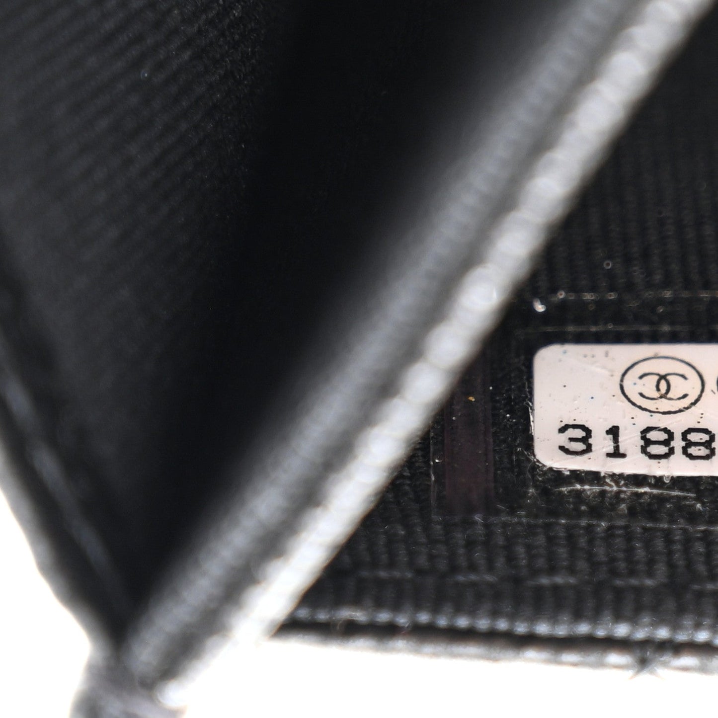 Caviar Quilted Boy Flap Card Holder Black