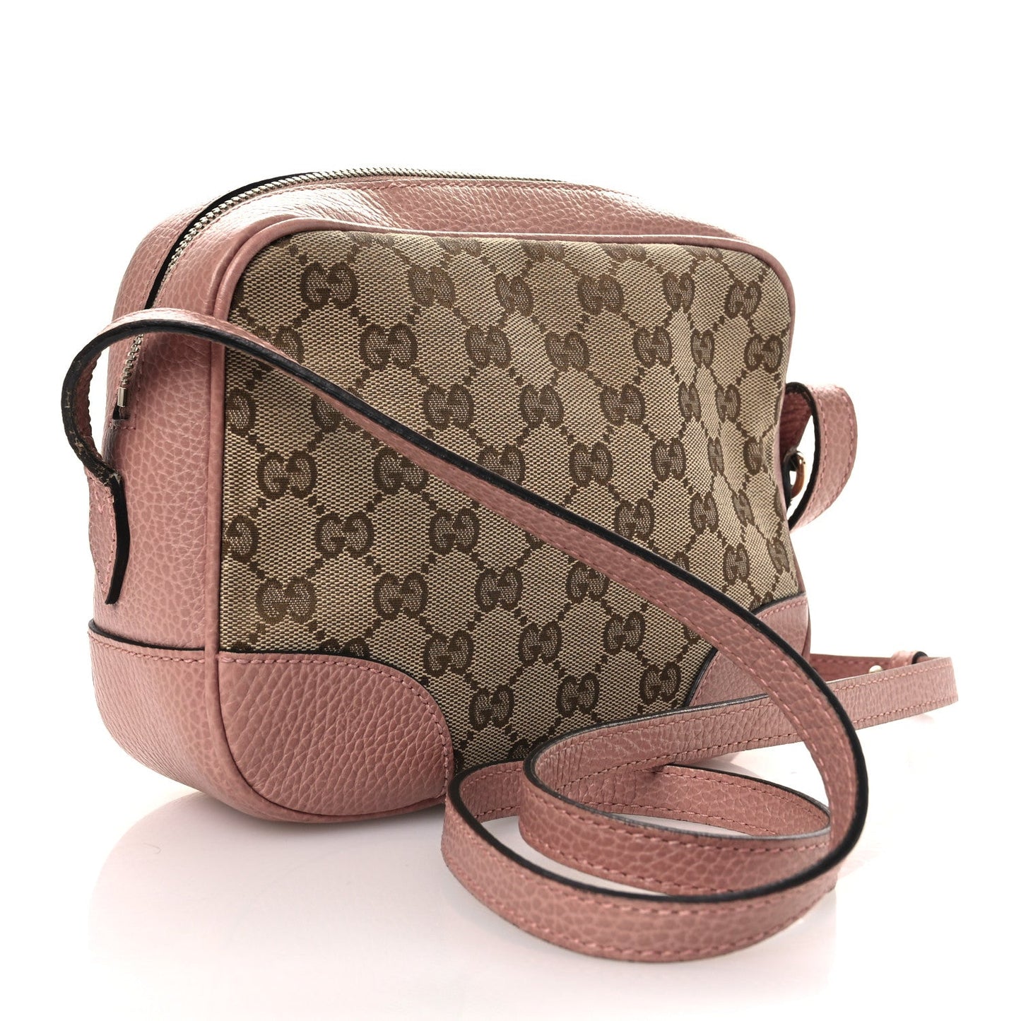 Monogram Mini Bree Messenger Bag Beige Soft Pink
