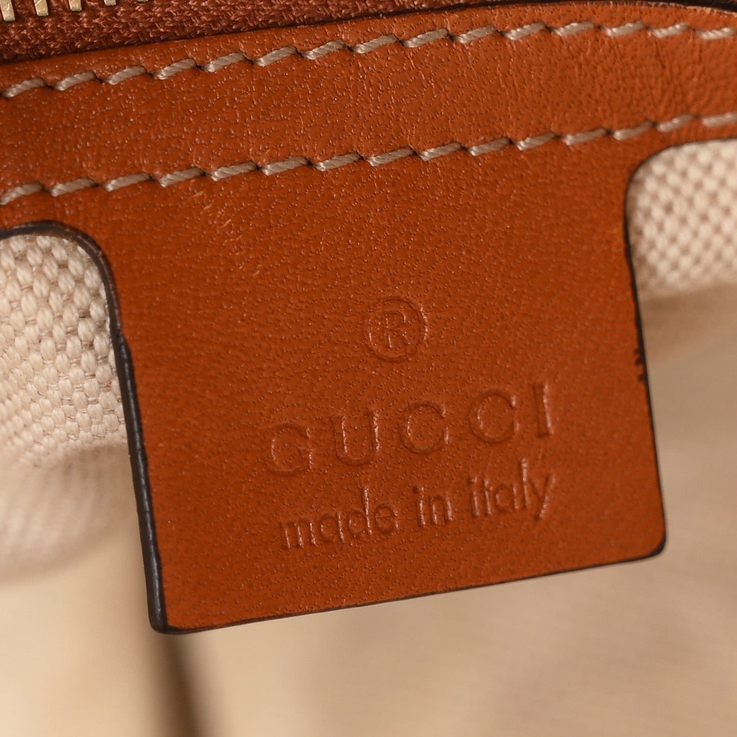 Monogram Medium Heritage Shoulder Bag Light Tobacco