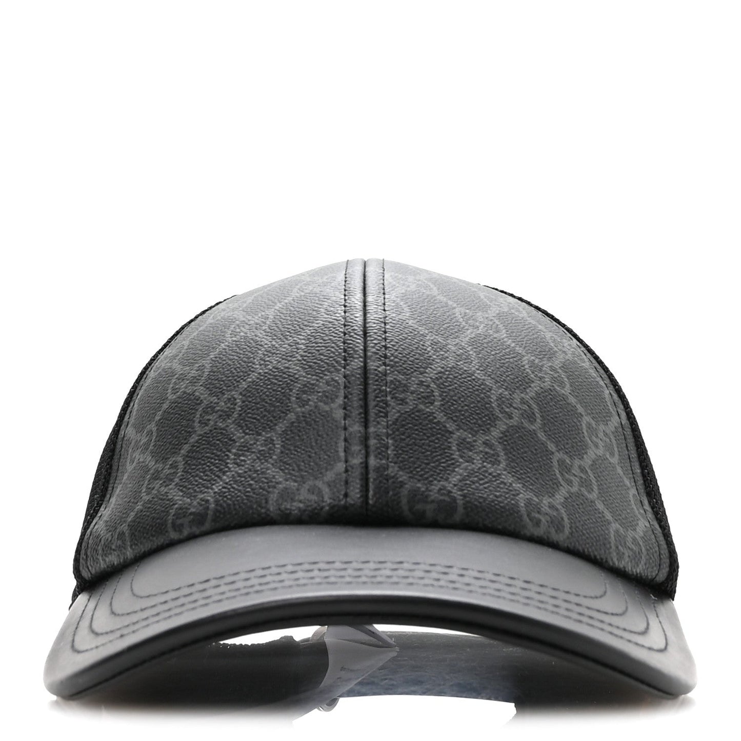 GG Supreme Monogram Baseball Hat S Black