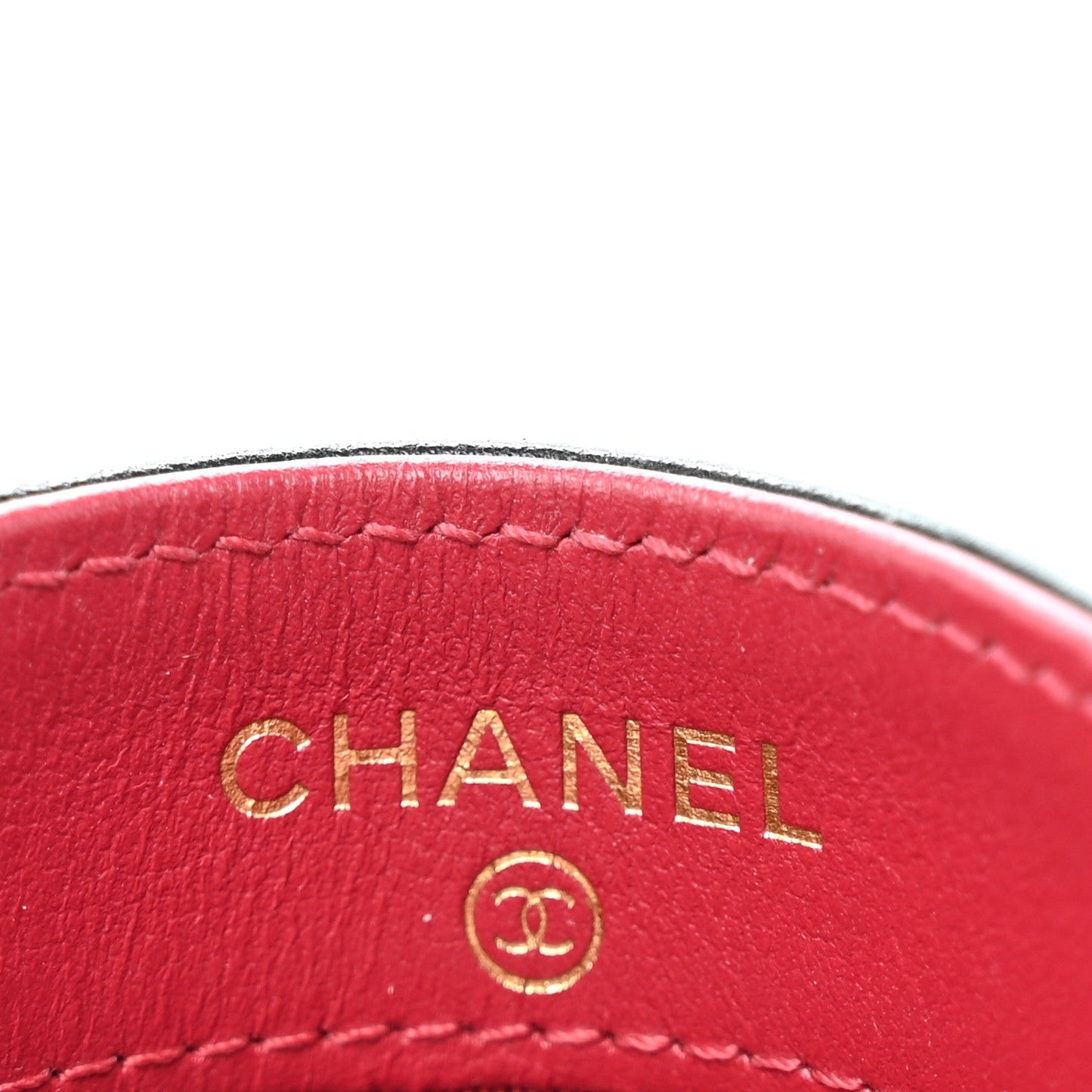 Lambskin Quilted Chanel 19 Card Holder Black
