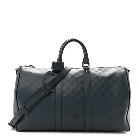 Damier Infini Keepall Bandouliere 45 Cosmos