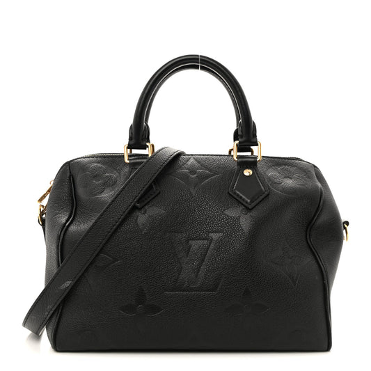 Empreinte Monogram Giant Speedy Bandouliere 25 Black