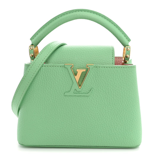 Taurillon Mini Capucines Vert Pomme