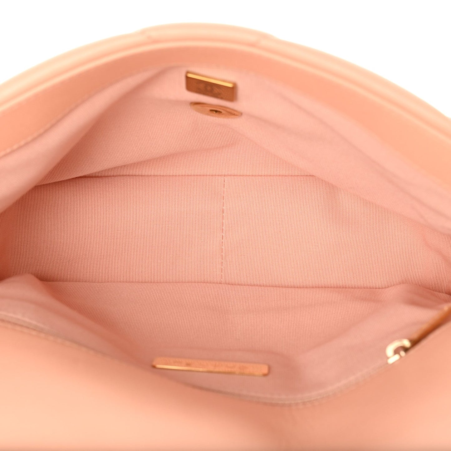 Goatskin Quilted Medium Chanel 19 Flap Light Pink